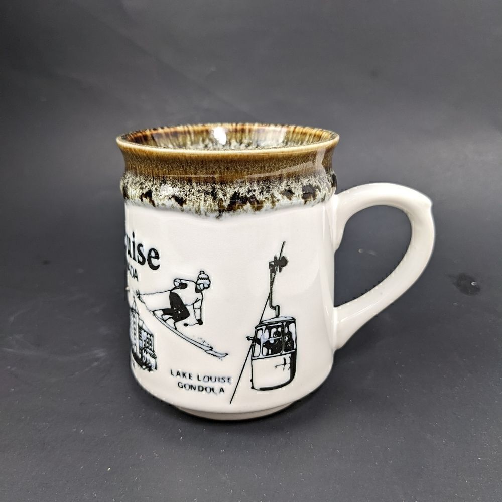 Lake Louise ceramic mug retro - Picture 3 of 6